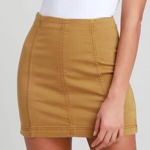 Jolt Yellow Mini Skirt 25W